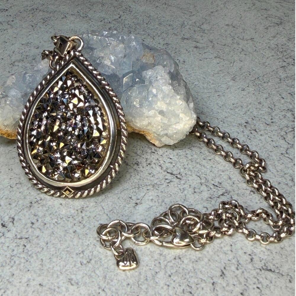 Brighton Crystal Rocks Teardrop Necklace most beautiful ability to love modern